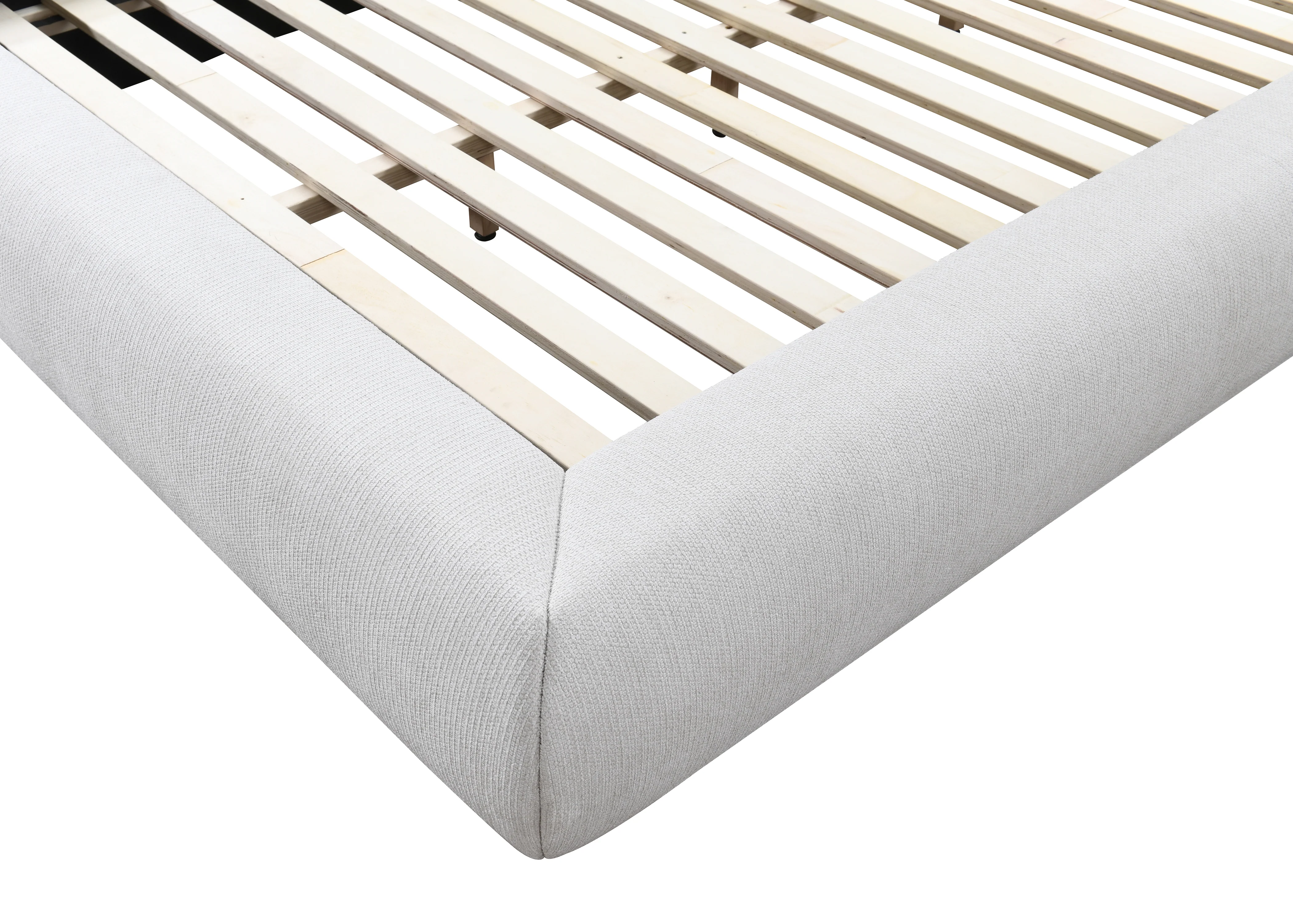 Biarritz King Bed Beige - Image 4
