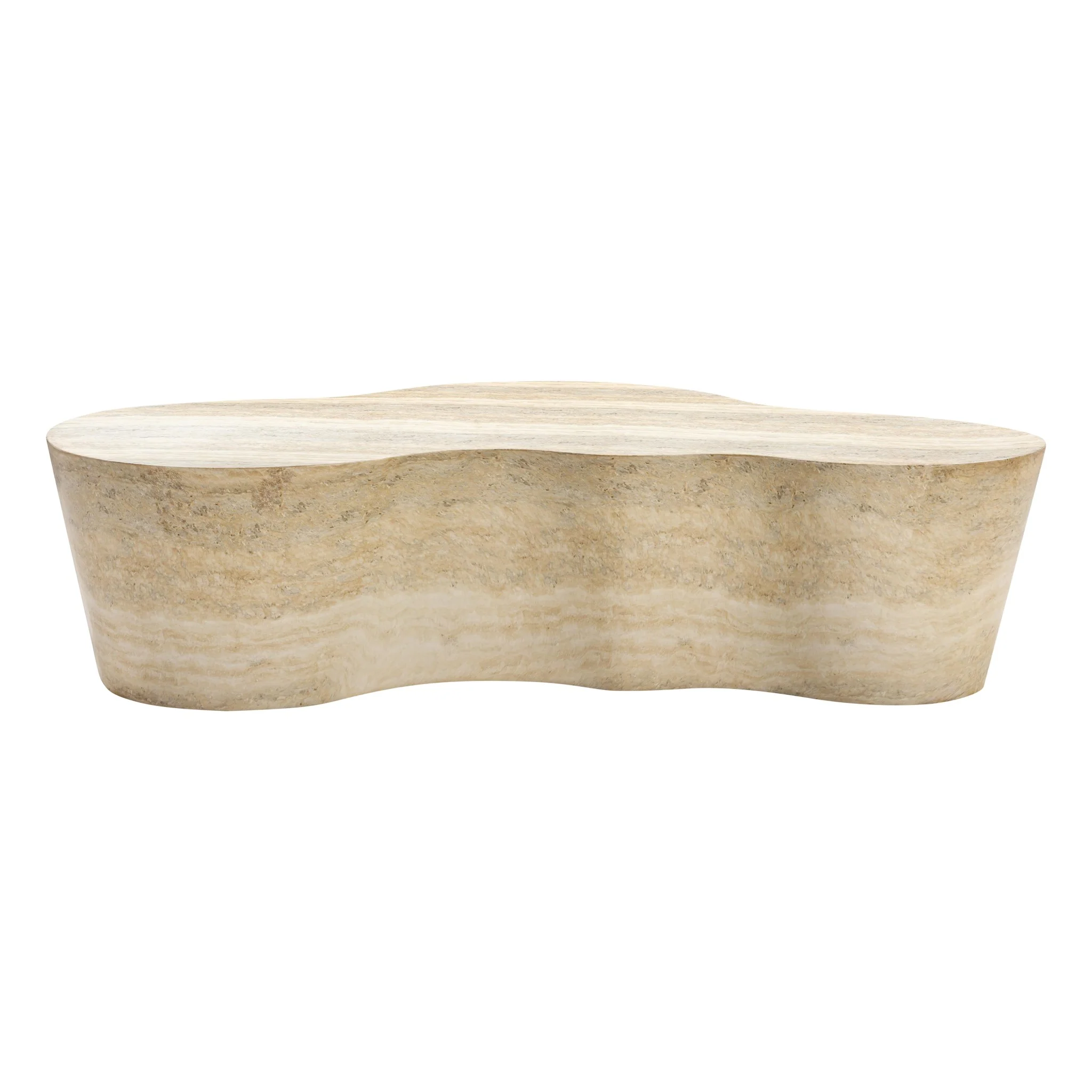 Wayva Coffee Table Travertine Finish - Image 3